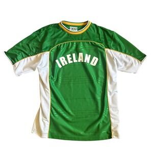 Boys in Green Ireland Soccer‎ Jersey Mens Xtra Large Green White Gold
